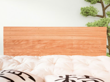 NAMI - Japanese style solid wood headboard for double bed by Vivere Zen - view 3